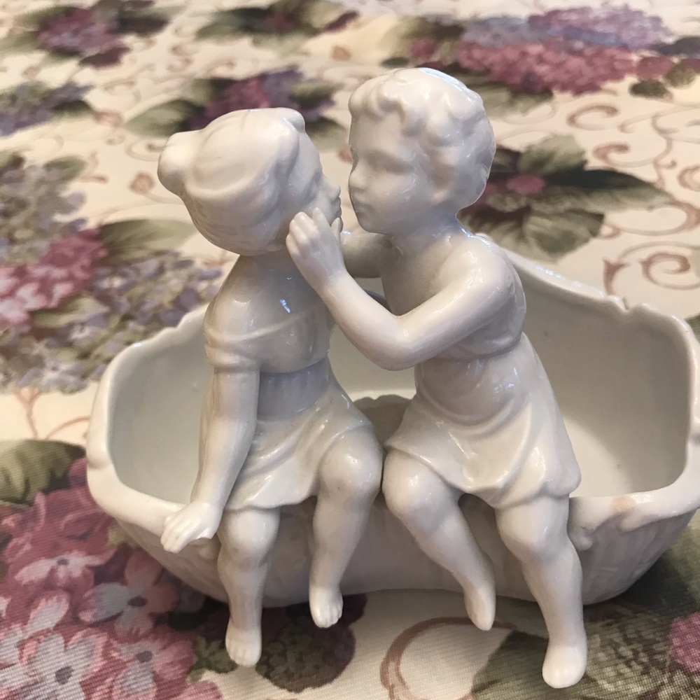 VINTAGE FIGURINE SMALL BOWL (1930s-1940s) - Picture 2 of 10